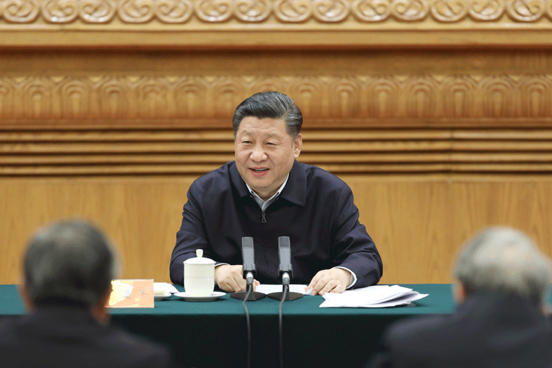 2019年3月18日，習(xí)近平總書記在北京主持召開(kāi)學(xué)校思想政治理論課教師座談會(huì)并發(fā)表重要講話。